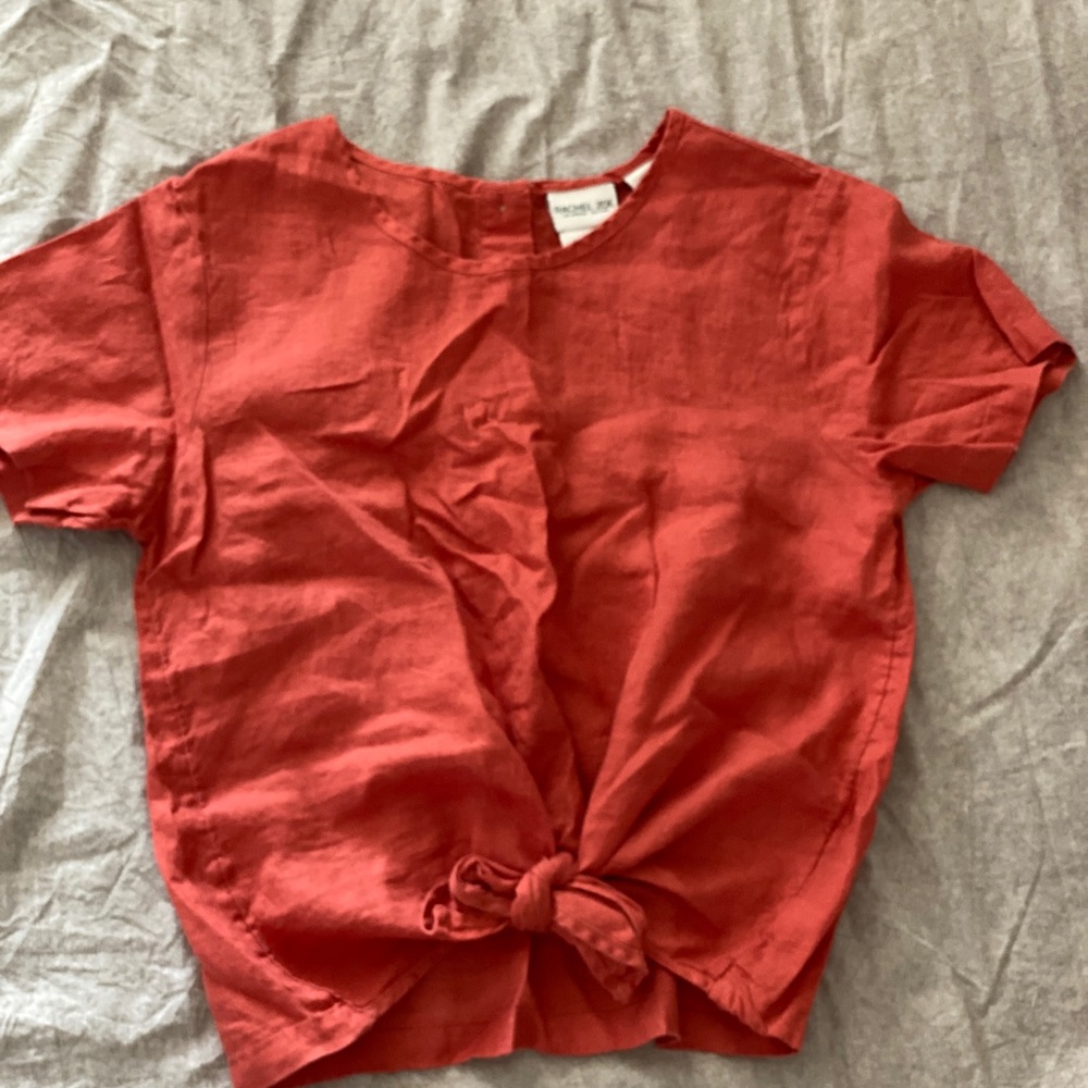 Rachel Zoe  -women’s linen top